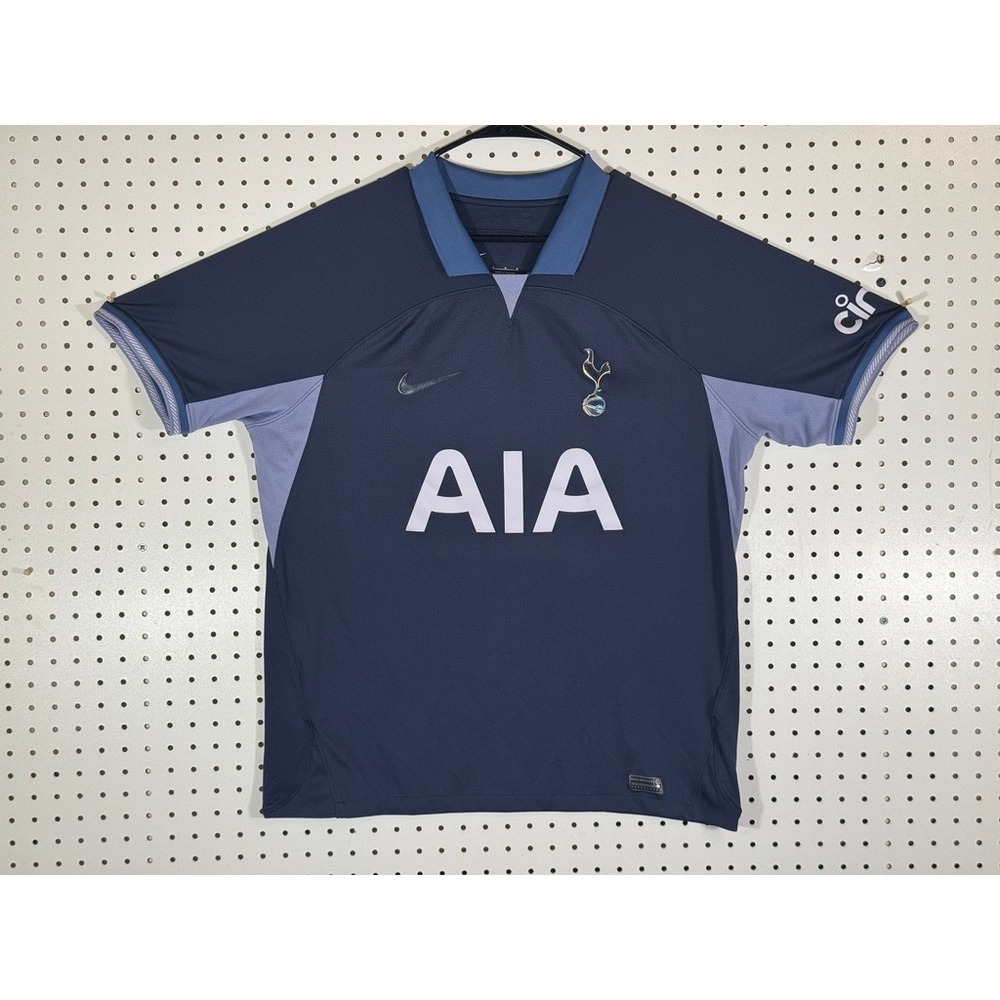 Nike Tottenham Hotspur 2023-24 Away Jersey Son 7 Mens Large Navy Soccer Shirt